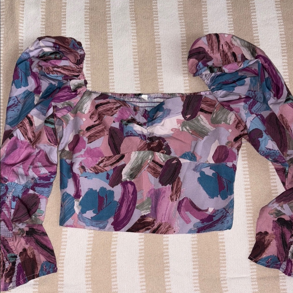 Floral Print Women's Top